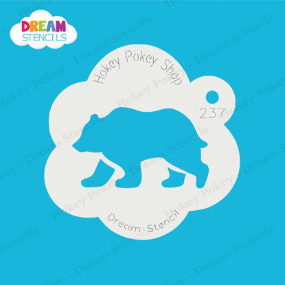 Picture of Grizzly Bear - Mylar Stencil - 237