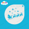 Picture of Santa's Sleigh - Mylar Stencil - 246