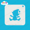 Picture of Sitting Elf - Mylar Stencil - 247