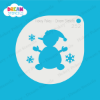 Picture of Jolly Snowman - Mylar Stencil - 252