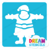 Picture of Santa  - Vinyl Stencil -32