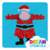 Picture of Santa  - Vinyl Stencil -32