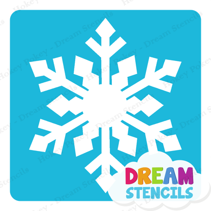 Picture of Frozen Snowflake  - Vinyl Stencil - 33