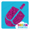 Picture of Hanukkah Dreidel - Vinyl Stencil -35