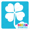 Picture of Four-Leaf Clover - Vinyl Stencil - 45