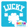 Picture of Lucky Four-Leaf Clover - Vinyl Stencil - 48