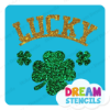 Picture of Lucky Four-Leaf Clover - Vinyl Stencil - 48
