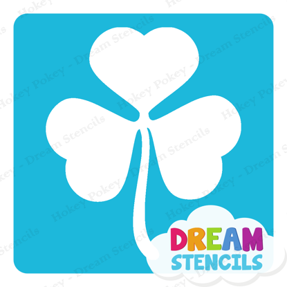 Picture of Three-Leaf Clover (Shamrock) - Vinyl Stencil - 52