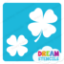 Picture of Two Lucky Four-Leaf Clovers - Vinyl Stencil - 53