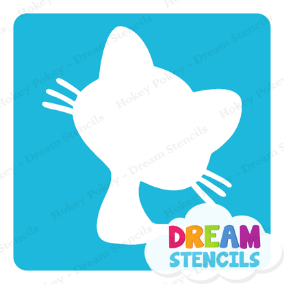 Picture of Kitty  - Vinyl Stencil - 54