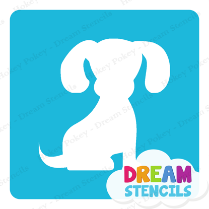 Picture of Puppy - Vinyl Stencil - 80