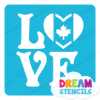 Picture of Love Canada - Vinyl Stencil - 81
