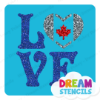 Picture of Love Canada - Vinyl Stencil - 81