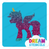 Picture of Unicorn Pegasus - Vinyl Stencil - 85