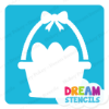 Picture of Easter Basket -Vinyl Stencil - 91