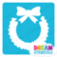 Picture of Christmas Wreath- Vinyl Stencil -103