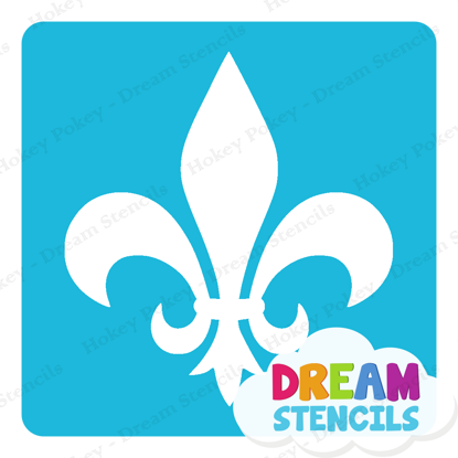 Picture of Fleur De Lis Stencil - Vinyl Stencil -105