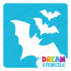 Picture of Cascading Bats - Vinyl Stencil -108