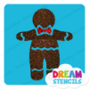 Picture of Gingerbread Man- Vinyl Stencil -113
