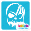 Picture of Tribal Skull - Vinyl Stencil -130