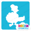 Picture of Turkey with a Hat - Vinyl Stencil -157