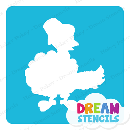 Picture of Turkey with a Hat - Vinyl Stencil -157