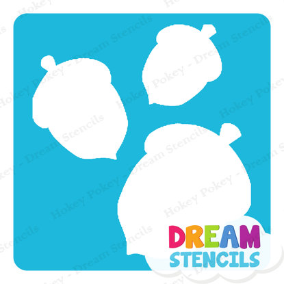 Picture of Acorns  - Vinyl Stencil -158