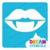 Picture of Vampire Lips  - Vinyl Stencil -172