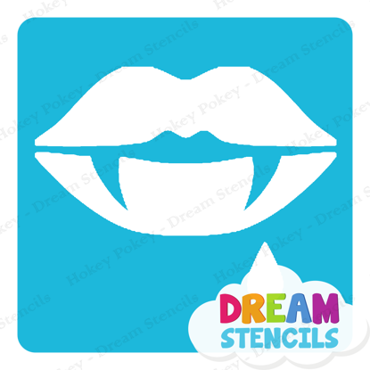 Picture of Vampire Lips  - Vinyl Stencil -172