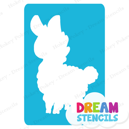 Picture of Baby Llama  - Vinyl Stencil - 5