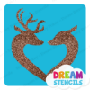 Picture of Deer in Love - Vinyl Stencil - 214