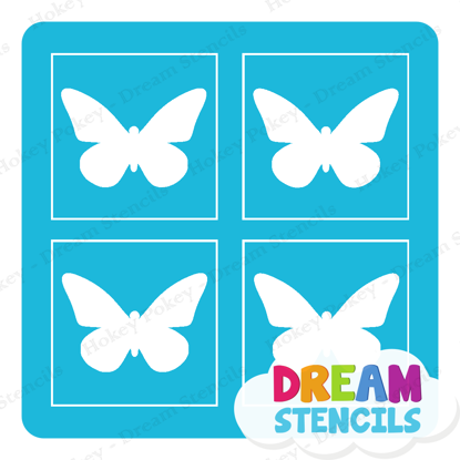 Picture of Mini 4 in 1 Butterfly - Vinyl Stencil - 70