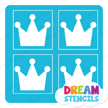 Picture of Mini 4 in 1 Crown - Vinyl Stencil - 71