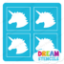 Picture of Mini 4 in 1 Unicorn - Vinyl Stencil - 79