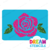 Picture of Blooming Rose - Vinyl Stencil - 51