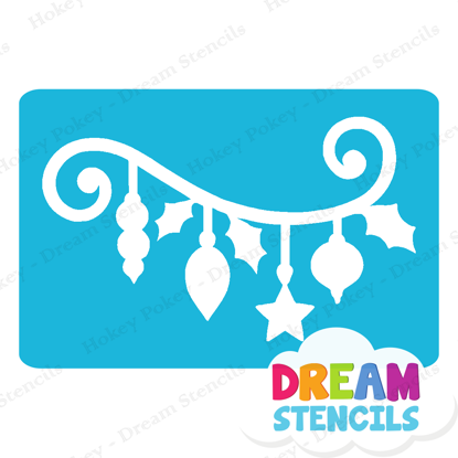 Picture of Hanging Ornaments - Vinyl Stencil - 22