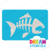 Picture of Fish Skeleton - Vinyl Stencil -140