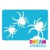 Picture of Cascading Spiders - Vinyl Stencil -183