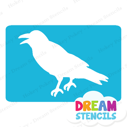 Picture of Crow  - Vinyl Stencil -184