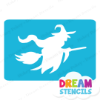 Picture of Flying Wicked Witch  - Vinyl Stencil -187