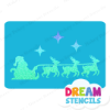 Picture of Santa's Sleigh  - Vinyl Stencil -209