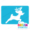 Picture of Flying Rudolph  - Vinyl Stencil -210
