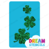 Picture of Cascading Four Leaf Clover - Vinyl Stencil - 41