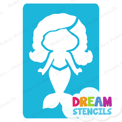 Picture of Baby Mermaid - Vinyl Stencil - 116