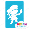 Picture of Pirate Boy  - Vinyl Stencil - 144