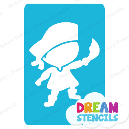 Picture of Pirate Boy  - Vinyl Stencil - 144