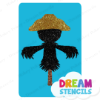 Picture of Scarecrow  - Vinyl Stencil - 161