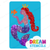 Picture of Mermaid Princess - Vinyl Stencil - 164