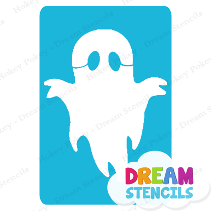 Picture of Flying Ghost - Vinyl Stencil - 170
