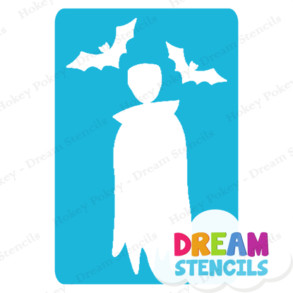 Picture of Flying Dracula  - Vinyl Stencil - 173